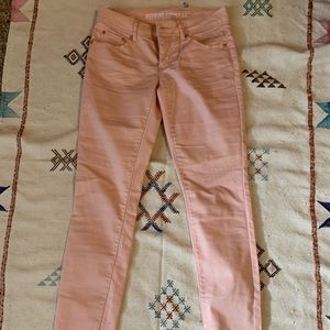 Mossimo Supply Co light pink skinny jeans